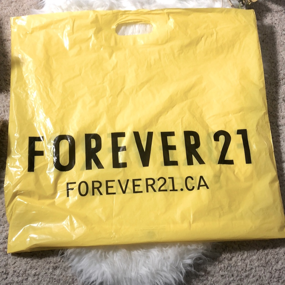 FOREVER 21 Plastic Shopping Bag